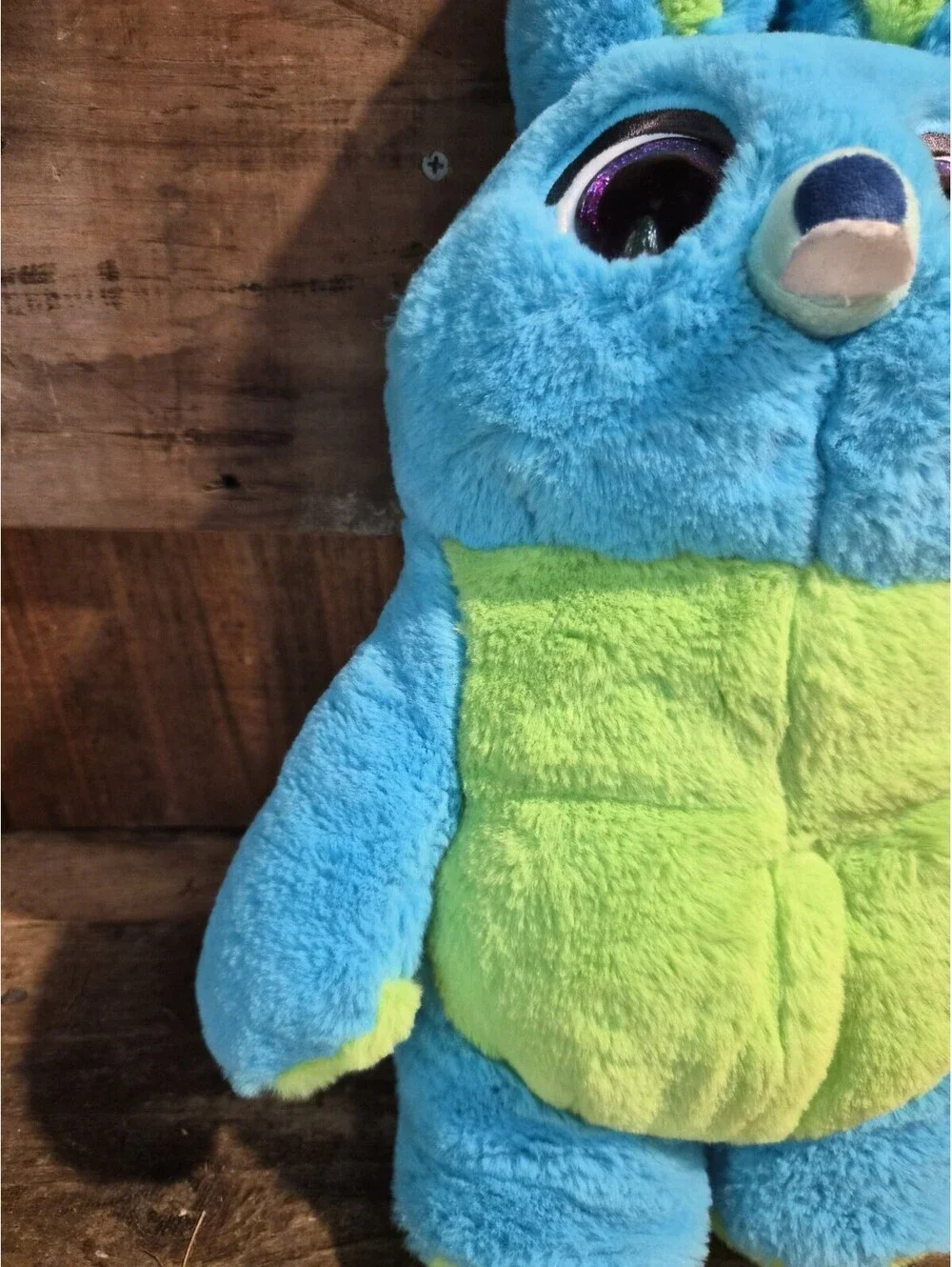 Toy Story 4 Bunny Plush Blue And Green Tested Works